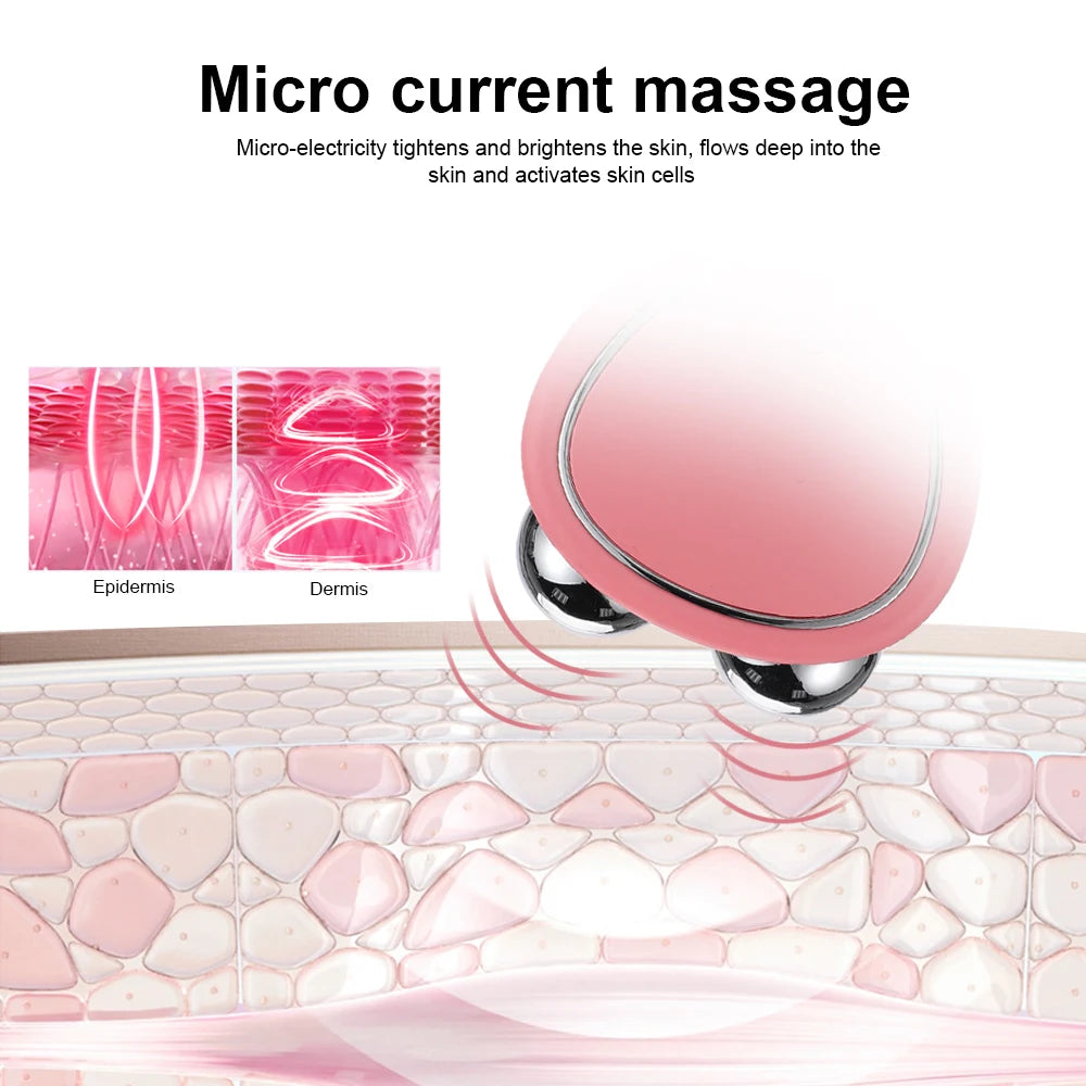 Facial Massager For Face Massager Face Lifting Microcurrent Roller Massager Facial Microcurrent Device Massage Face Lift Machine