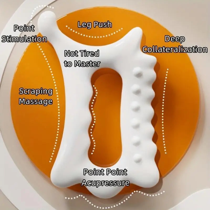LUMASKINTECH Gua Sha Board — Ergonomic Face & Body Tension Melter