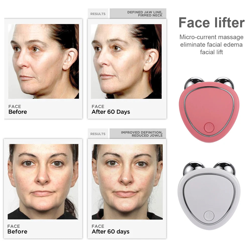 LUMASKINTECH Facial Massager — Sculpt & Glow Microcurrent Lift Roller
