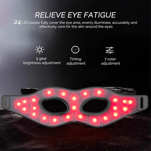 LUMASKINTECH Eye Mask — 7-Color LED Photon Therapy for Ageless Eyes