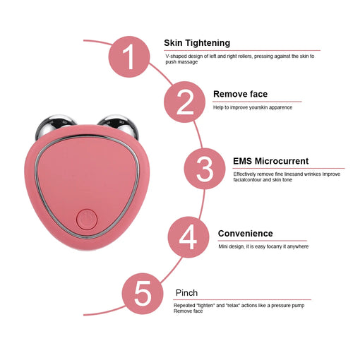 Facial Massager For Face Massager Face Lifting Microcurrent Roller Massager Facial Microcurrent Device Massage Face Lift Machine