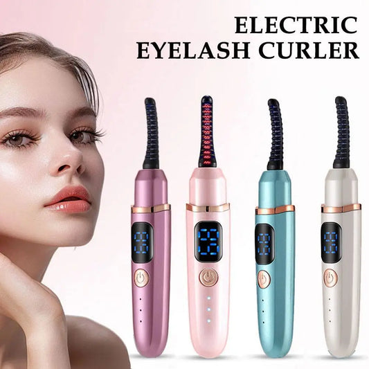 LUMASKINTECH Eyelash Curler — 3-Heat Smart Curl with LED Precision