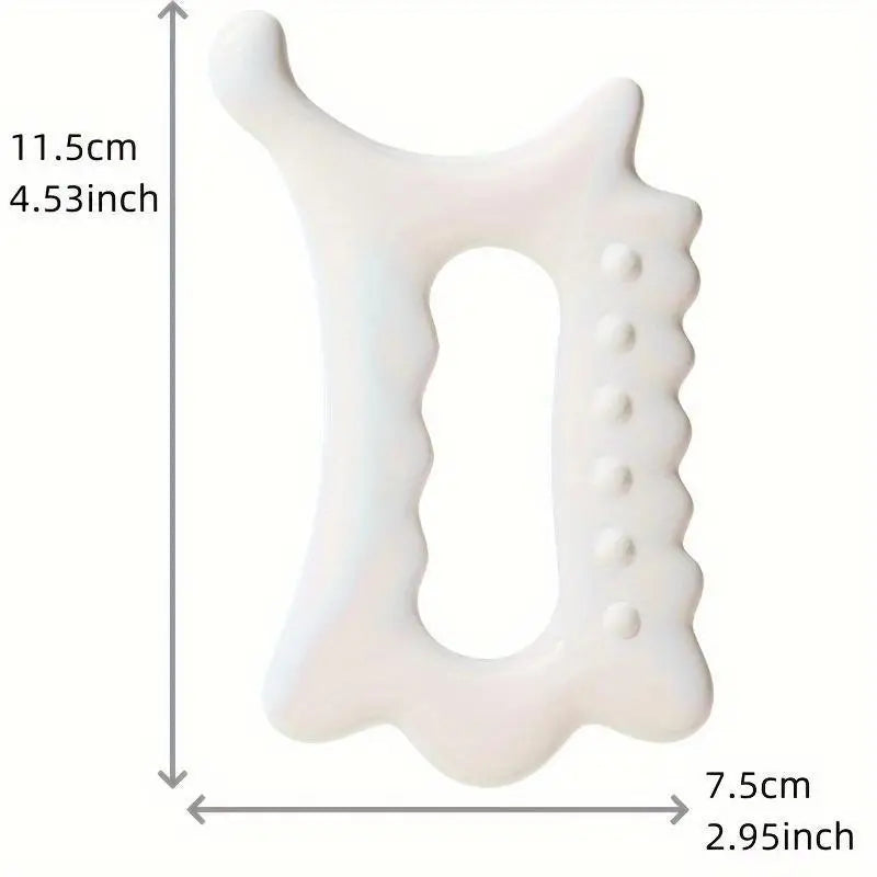 LUMASKINTECH Gua Sha Board — Ergonomic Face & Body Tension Melter