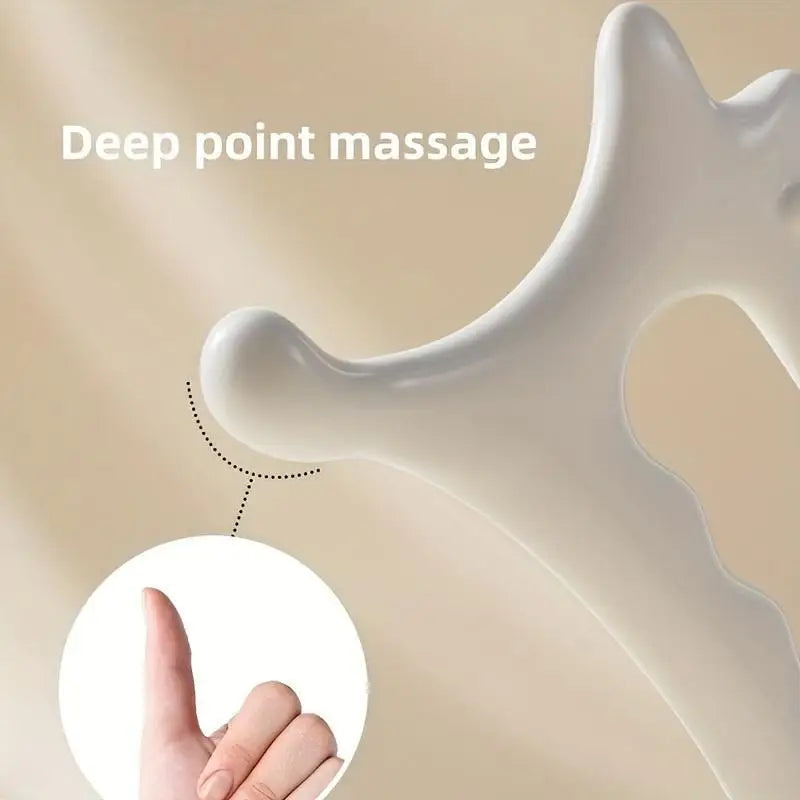 LUMASKINTECH Gua Sha Board — Ergonomic Face & Body Tension Melter