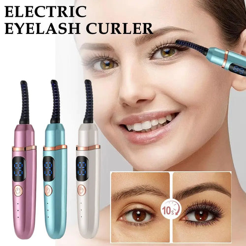 LUMASKINTECH Eyelash Curler — 3-Heat Smart Curl with LED Precision