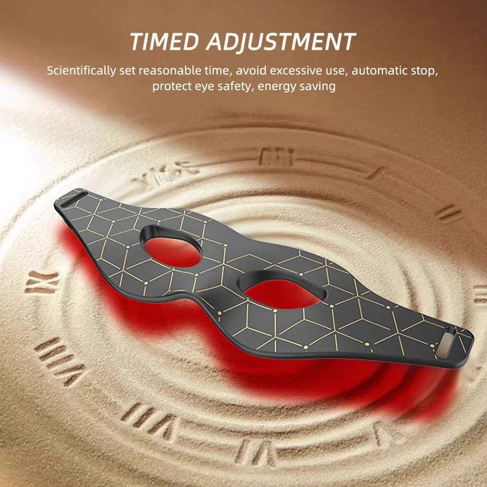 Red Light Silicone Eye Mask 7 Colors LED Photon Flexible Eyes Mask Relieves Eye Fatigue Anti-Wrinkle Dark Circles Wireless Use